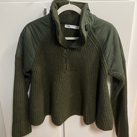 Zara Sweaters - Zara knit 1/4-zip pullover